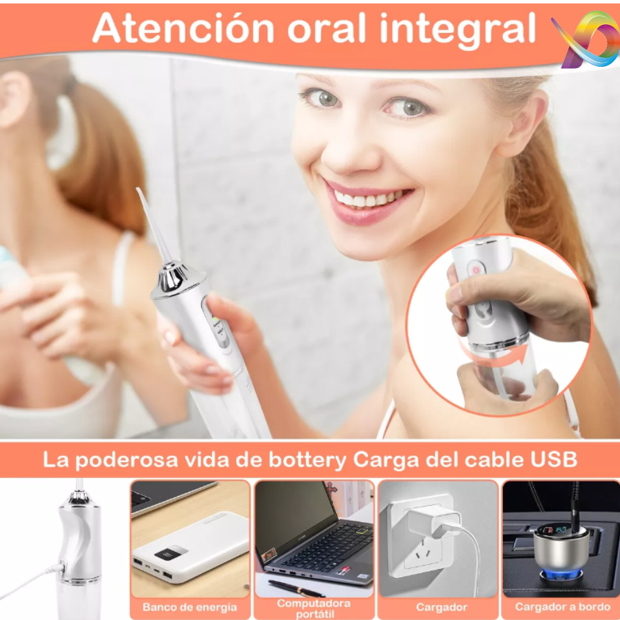 Irrigador Bucal Limpiador Dientes Electrico